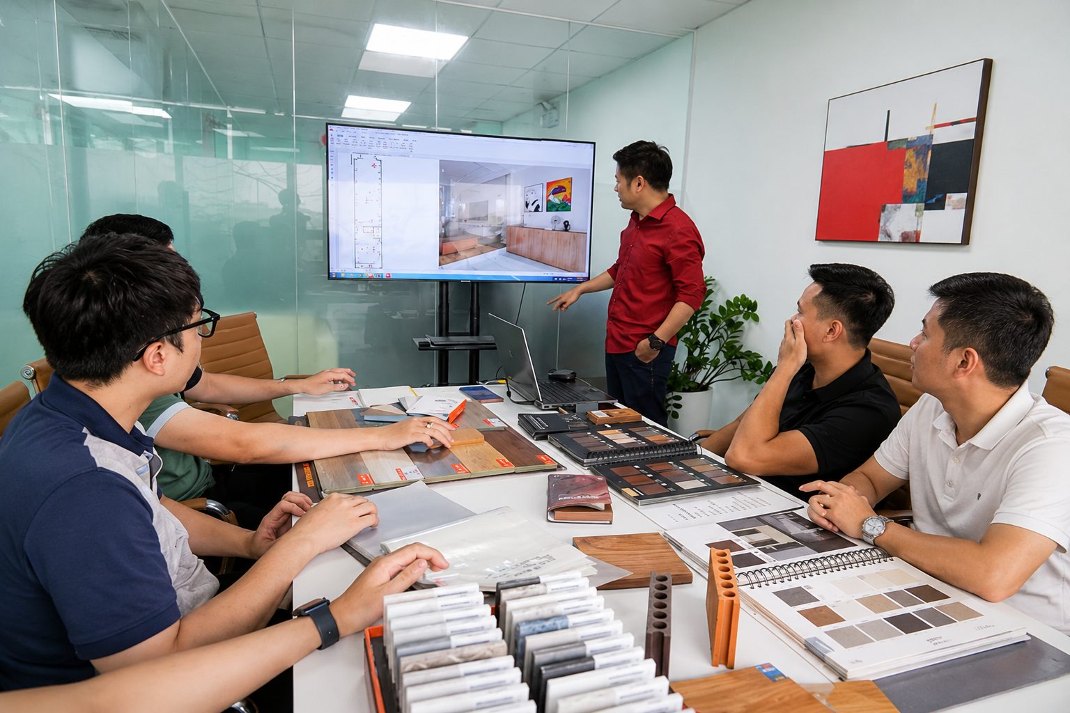 Một ngày trên công trường AKINA