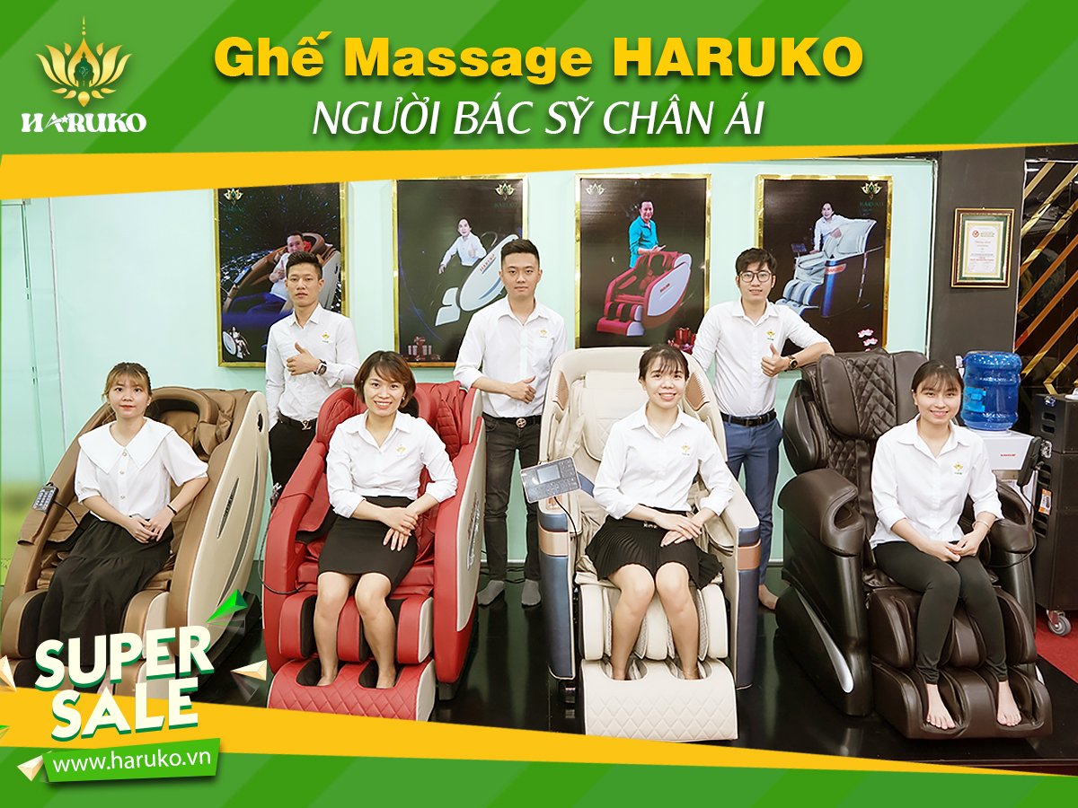 Đến với Haruko bạn sẽ được trải nghiệm những sản phẩm ghế massage mới nhất cùng với sự chăm sóc tận tình trong việc lựa chọn sản phẩm