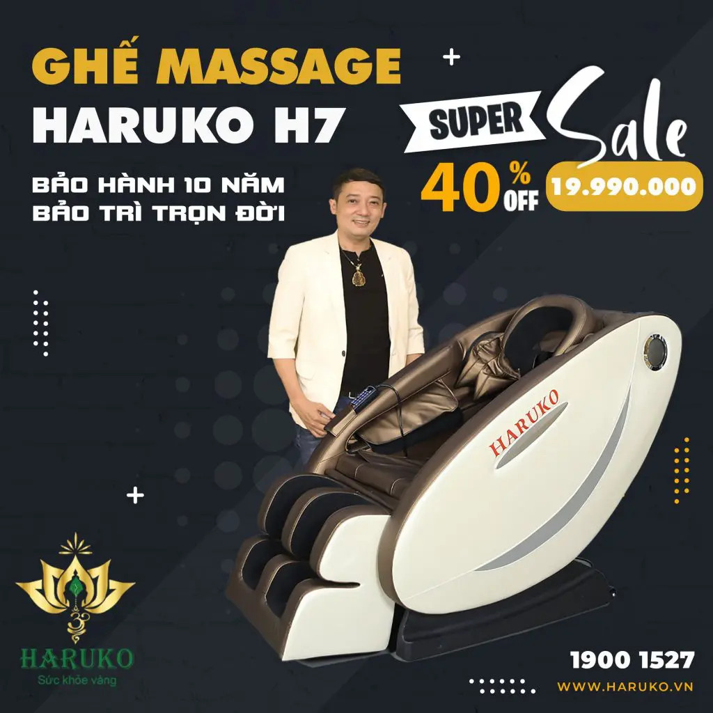 Danh hài chiến thắng bày tỏ cảm giác thoải mái ngay từ lần đầu trải nghiệm sản phẩm ghế massage Haurko