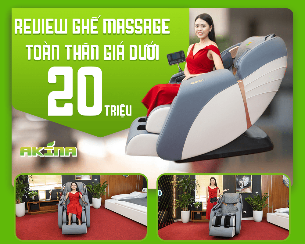 Ghế massage giá dưới 20 triệu là sản phẩm đáng mua và được ưa thích bởi nhiều khách hàng hiện nay