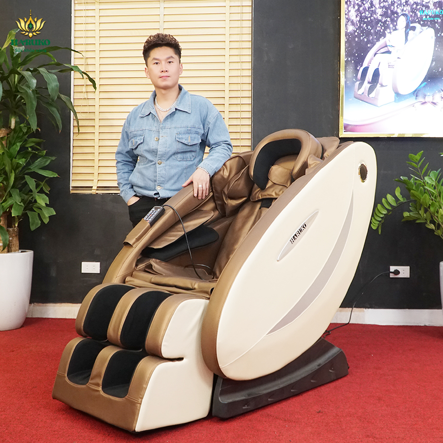 Ghế massage Haruko-H7 được trang bị đầy đủ những tính năng xoa bóp dành cho người dùng