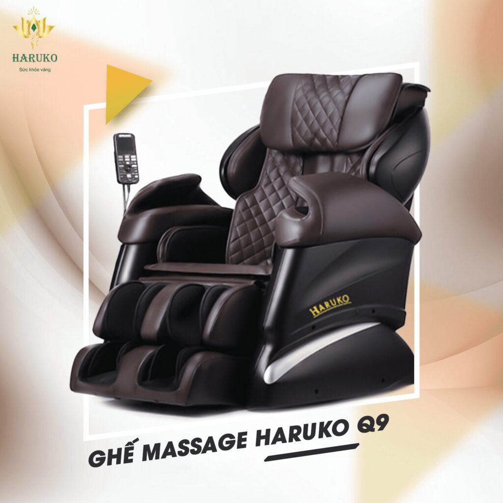 Haruko Q9 là một trong những sản phẩm ghế massage đứng đầu trên thị trường hiện nay từ thiết kế hiện đại đến lớp bọc da cao cấp bậc nhất