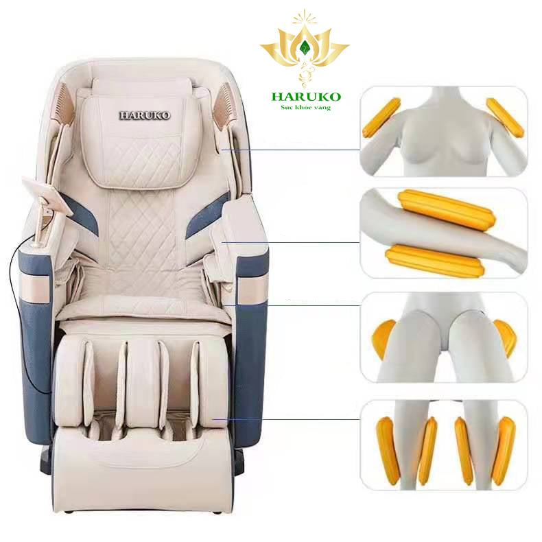 Túi khí ghế massage là một trong những kết cấu vô cùng quan trọng đối với ghế massage