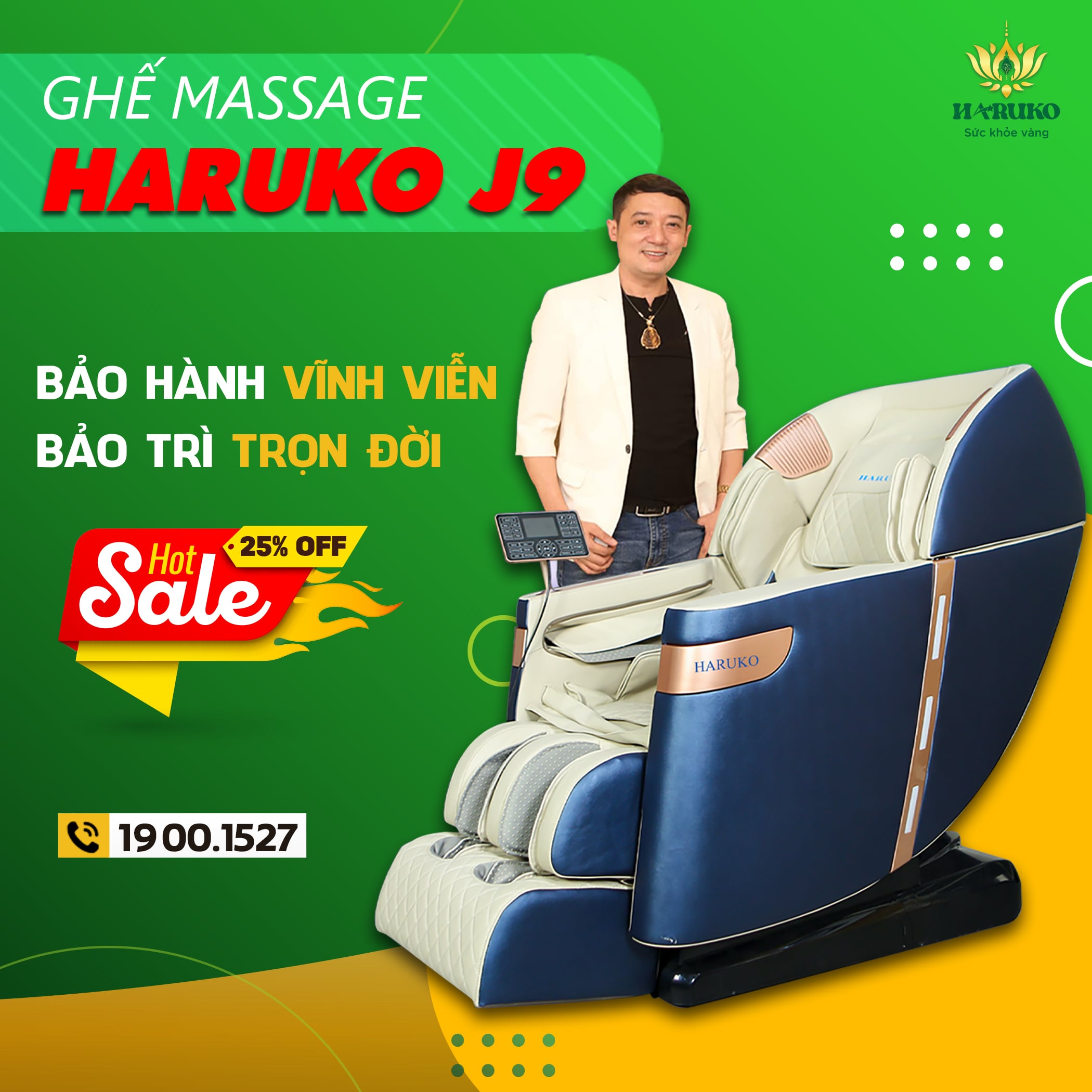 Ghế massage Haruko-J9 sở hữu thiết kế độc đáo,hiện đại và những tính năng ưu việt trong phân khúc sản phẩm cao cấp