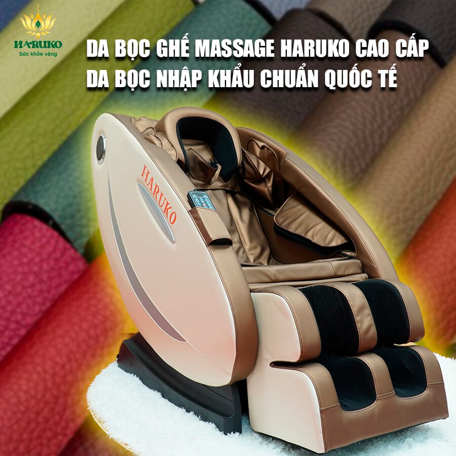 Lớp bọc da ghế massage là một trong những tiêu chí quan trọng hình thành nên sản phẩm chất lượng