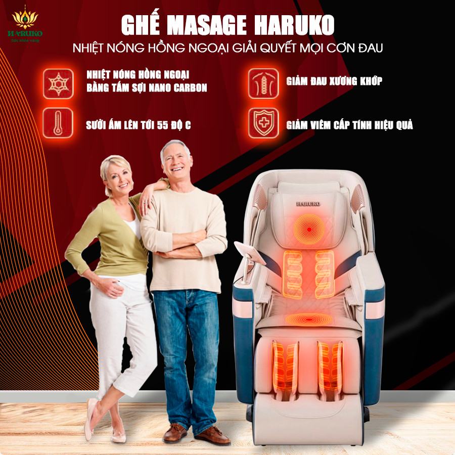 Tính năng nhiệt hồng ngoại của ghế massage luôn được ưa thích bởi người dùng