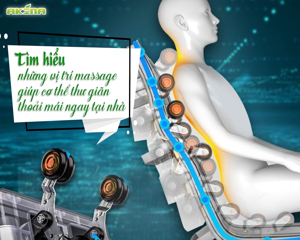 Người dùng ghế massage nên tìm hiểu thêm những vị trí massage giúp cơ thể thư giãn thoải mái nhất ngay tại nhà hiện nay