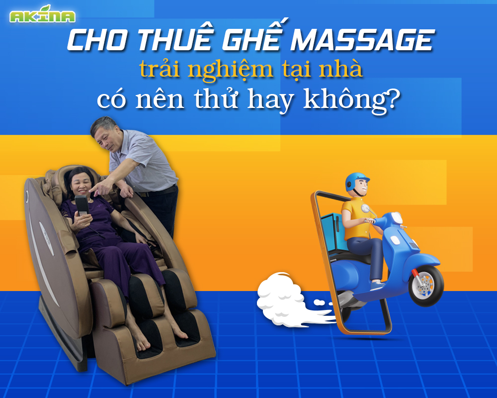 Trải nghiệm ghế massage luôn là điều được nhiều người yêu thích kể cả khi ra ngoài cũng như ở nhà