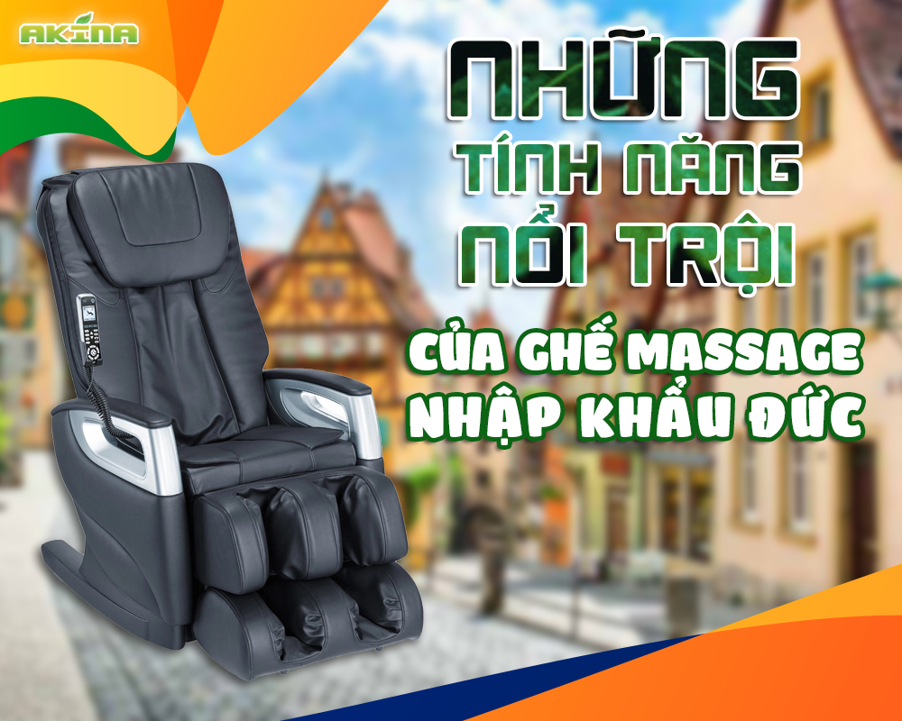 Ghế massage nhập khẩu từ Đức là mẫu sản phẩm đang được một số khách hàng tìm hiểu trong thời gian gần đây